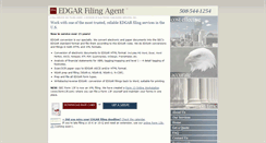 Desktop Screenshot of edgarfilingagent.com